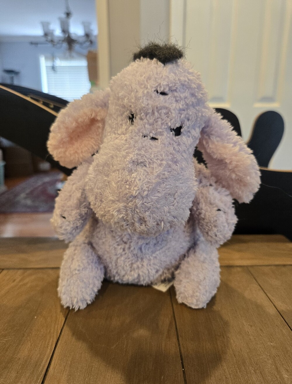 Plush Lavender Disney Winnie The Pooh Eeyore Stuffed Animal Rattles